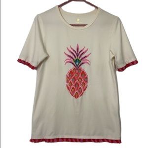 Spartina 449 Ladies Size XSmall Off White Casual Top